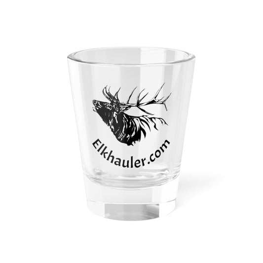Elk Hauler Logo Shot Glass – 1.5 oz Branded Elk Hunter Shooter
