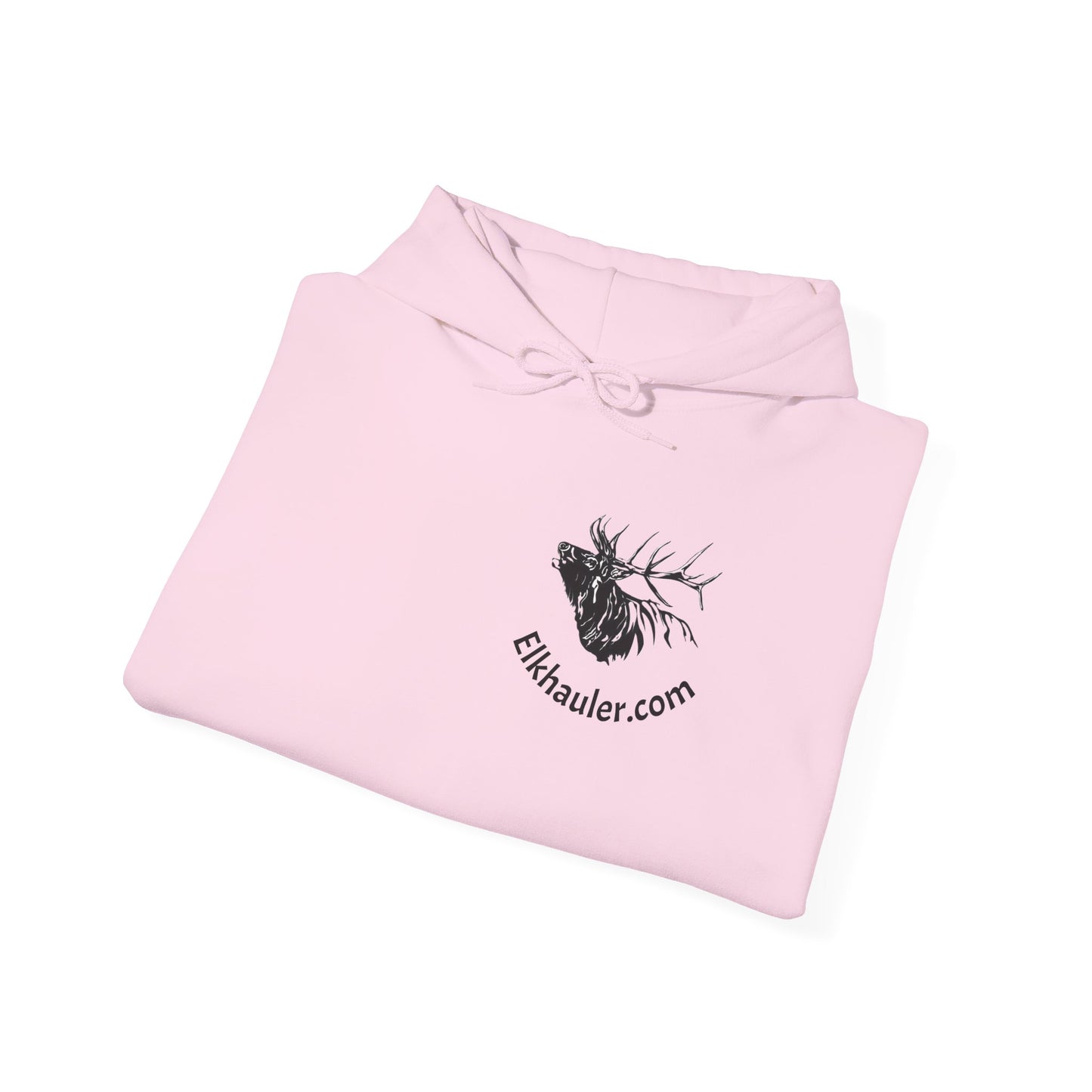 Elkhauler Logo Hoodie — Elkhauler.com Elk Head Pullover