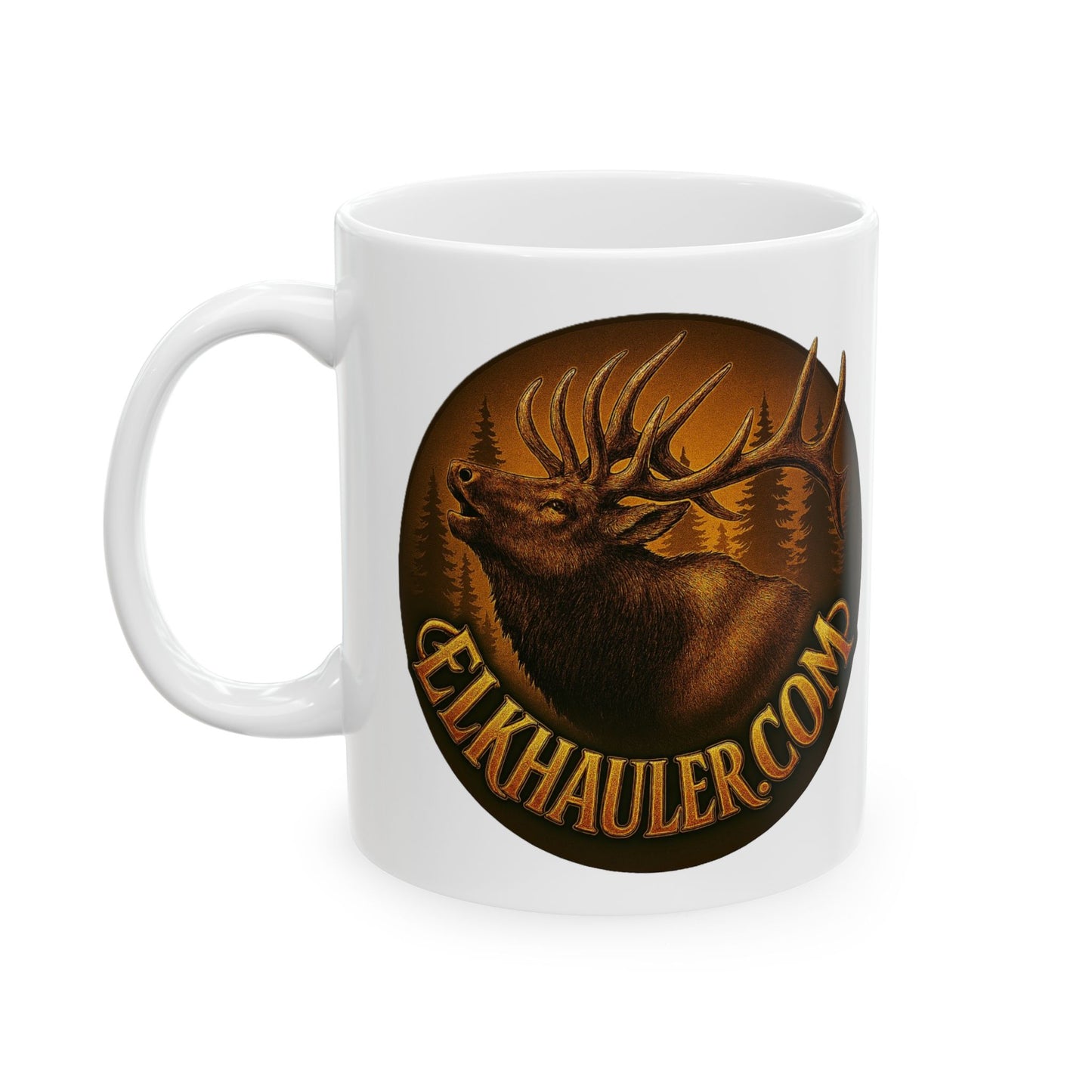 Elkhorn Vintage Elk Ceramic Mug (11oz & 15oz)