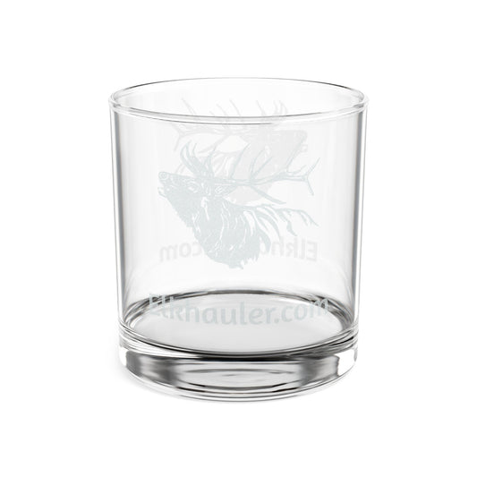 Elk Head Engraving Whiskey Glass | 10.5oz